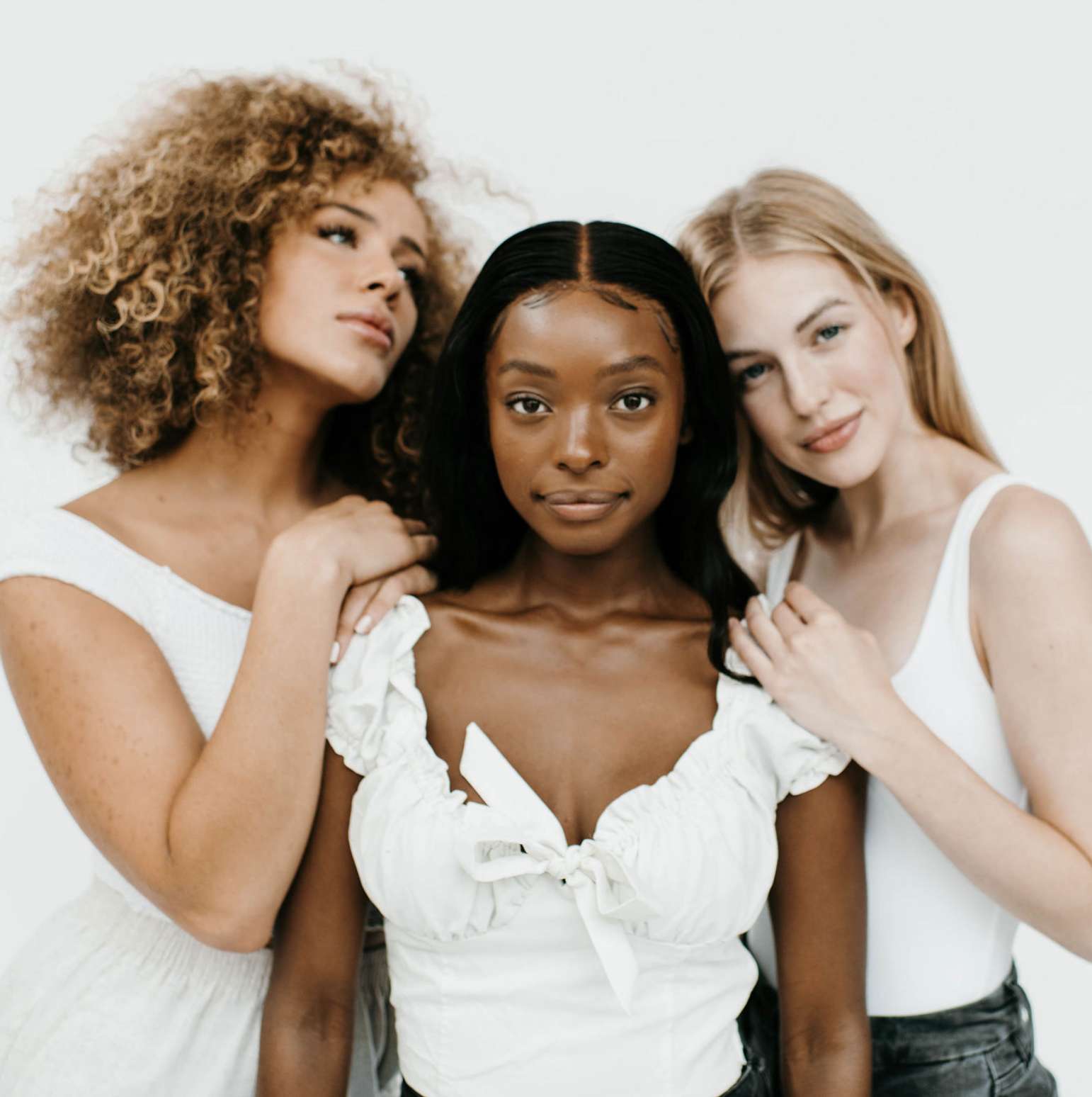 three women